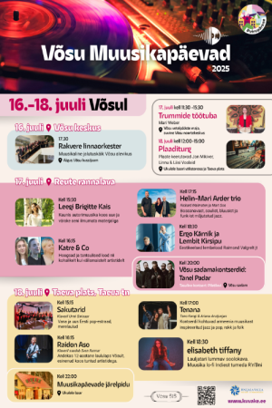 Võsu Muusikapäevad 2025 16.-18. juuli